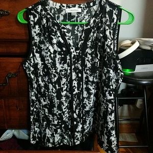 Calvin Klein sleeveless shirt V neck